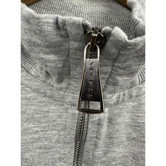 Philipp Plein Homme Sweatshirt Mens 2XL Full Zip Skull Crossbones Zip Pocket - Picture 5 of 12